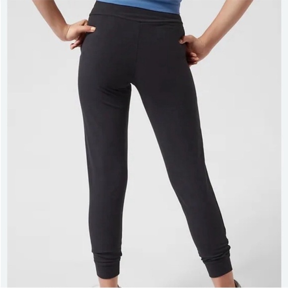 Athleta Girl Black Powervita Jogger size 12 - Picture 2 of 7